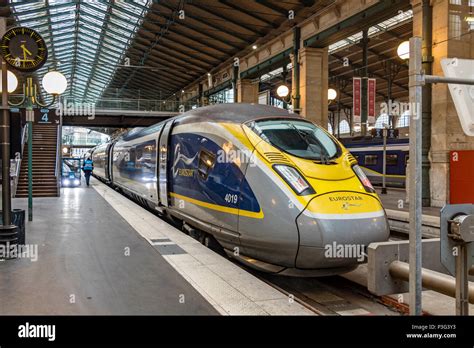 Eurostar Class 374 E320 Electric Multiple Unit At Gare Du Nord Station