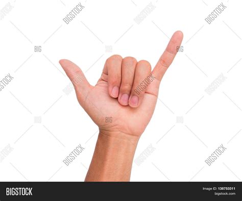 Hand Sign 2 Fingers Image And Photo Free Trial Bigstock