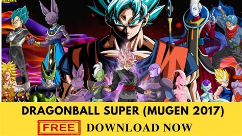 Dragon ball z retro battle x3 freeware, 4 gb. Free Download Dragon Ball Super M.U.G.E.N 2017 (MUGEN Game for PC) - YouTube