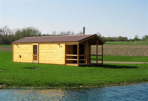 The right lifestyle structure is more than just four walls and a roof: What's New at Wood-Tex Products: 14x36 Adirondack Cabin