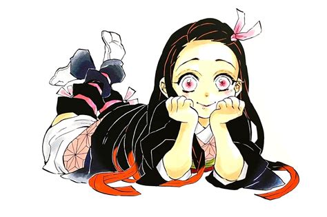 Gotouge Official Art On Nezuko From The Demon Slayer Art Book