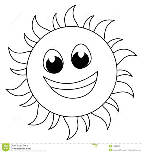 Sun Clipart Cute Black And White Myrandomnesscomealive