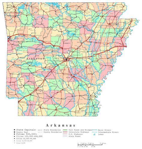 Arkansas On Map Of Usa