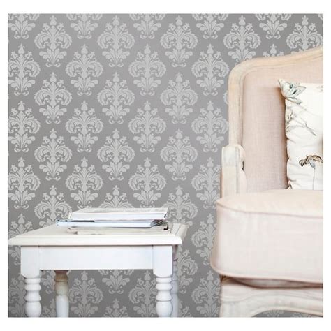 Priced & packaged in single rolls width: Devine Color Chantilly Peel & Stick Wallpaper - Beluga And ...