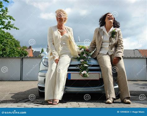 just married mature lesbian couple stock images image 1094834