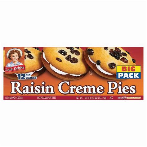 little debbie raisin crème pies 12 ct