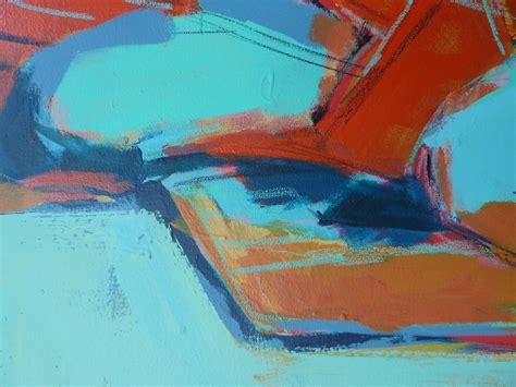 Gail Ragains Triangle Pose Abstract Painting For Sale At 1stdibs