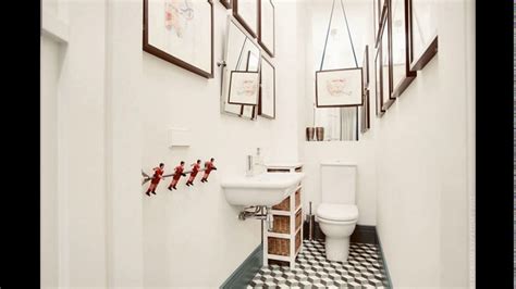Small long narrow bathroom design - YouTube
