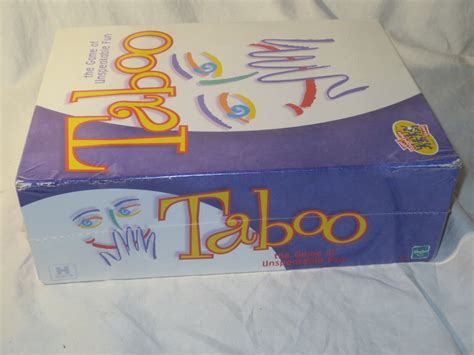 Taboo The Game Of Unspeakable Fun Edition Hasbro New Factory Sealed Ebay