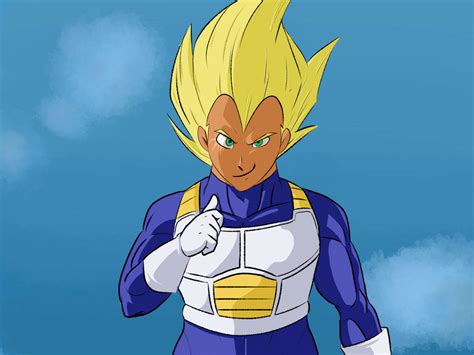 Redraw I Am Super Vegeta By Princessjewel95 On Deviantart