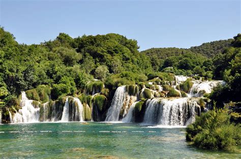 Photo Waterfall Of Krka Croatia Krka Waterfalls Lake Swimming Krka