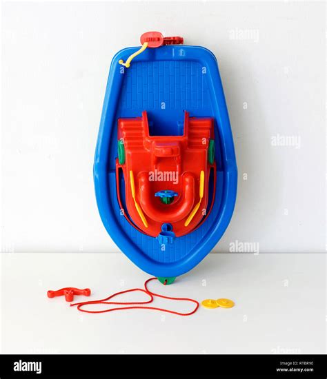 Plastic Toy Boat Isolated Hi Res Stock Photography And Images Alamy