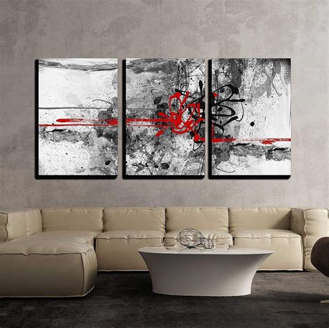 Wall Piece Canvas Wall Art Highly Detailed Grunge Abstract