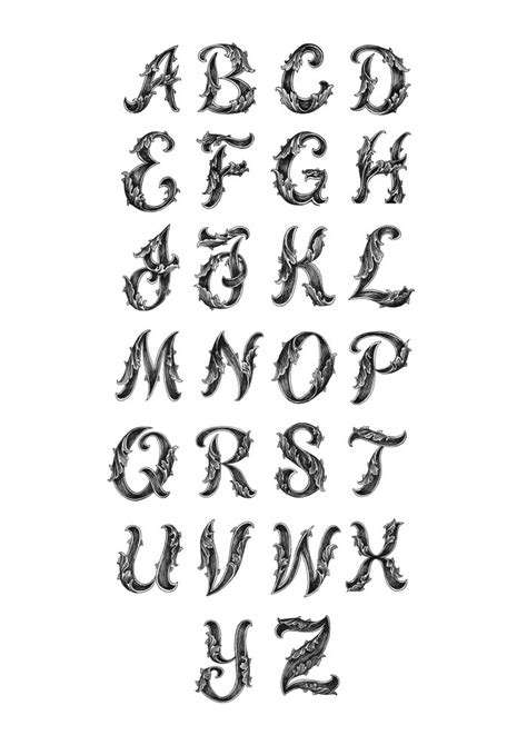Licensed for personal and commercial use. Leaf Script Alphabet Art Print by Hannah Scully | Society6
