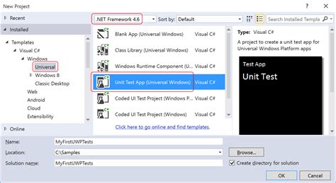 Getting Started UWP With Visual Studio Test Explorer XUnit Net