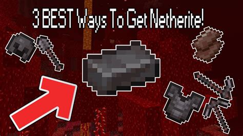 How To Get Netherite In Minecraft Tutorial Youtube