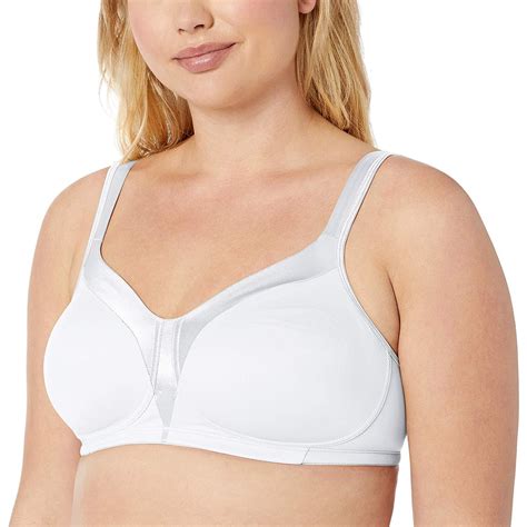 playtex white 18 hour sleek and smooth wire free bra us 46ddd uk 46e bras and bra sets