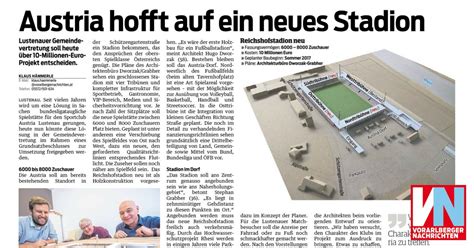 Austria hofft auf ein neues Stadion - Vorarlberger ...