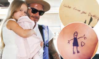 David Beckhams Wife Victoria Debuts His Latest Tattoo Designed By