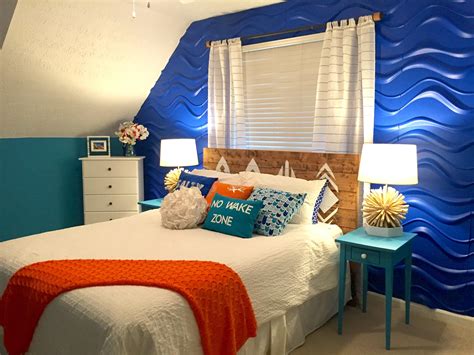 Why not consider a coastal themed bedroom? Coastal Themed Bedroom (Guest Room) - Georgia in 2020 ...