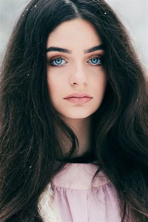 Black Haired Blue Eyed Models