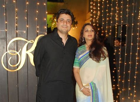 Sonali Bendre With Husband Goldie Behl At Shilpa Shetty Hosted Diwali 2014 Party 1 Rediff