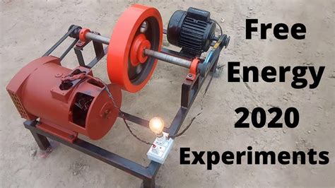 How To Make Free Energy Generator With Flywheel It Home Diy Free Energy 230v Youtube