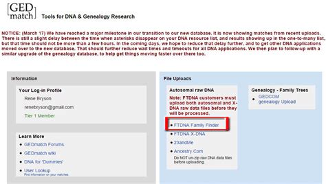 FAQ - How to Download Raw DNA from FamilyTree DNA and Upload to ...