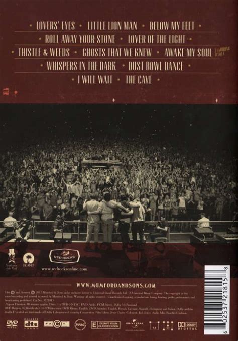 Mumford And Sons The Road To Red Rocks The Film Dvd Jpc