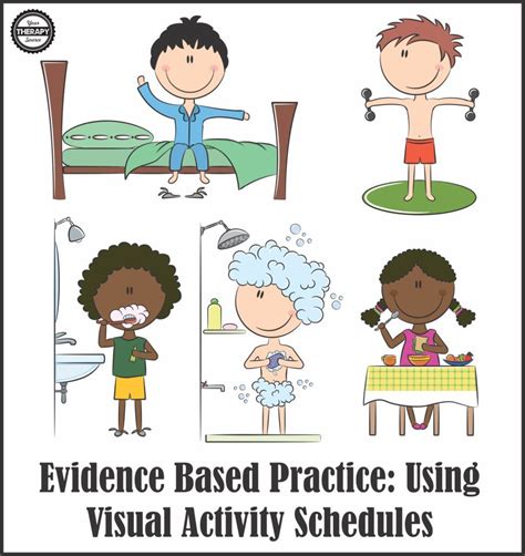 Evidence Based Practice Visual Activity Schedules Artofit