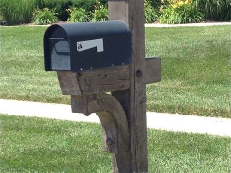 (1) seven foot railroad tie or treated 6x6 for the post. 6×6 Cedar Mailbox Post Plans 6×6 Mailbox Post Plans Bing ...