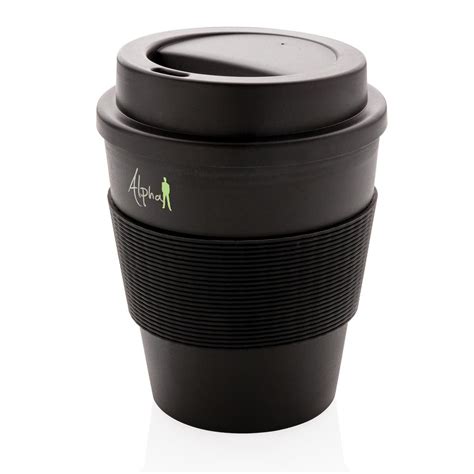 Reusable Coffee Cup With Screw Lid 350ml Branded Coffee Mugs