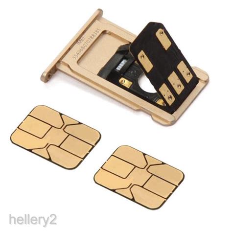 When you switch the sim card to the new iphone, the size of the sim card must be compatible. Dual Sim Card Double Adapter Convertor For iPhone 5, SE, 6 ...