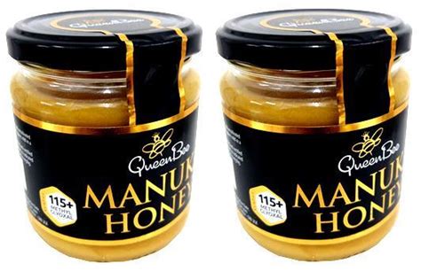 Queen Bee Manuka Honey Mg115 2 X 340g Twin Pack Natural Health World