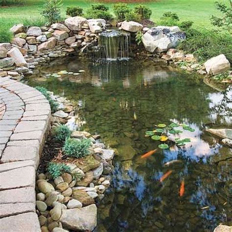 Stunning Backyard Ponds Ideas With Waterfalls Pond Landscaping