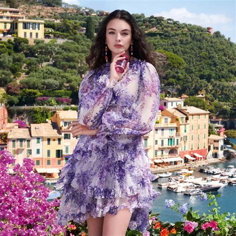 Deva Cassel Dolce And Gabbana Lily Perfume 2022 Campaign