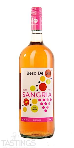 Beso Del Sol Nv Rose Sangria Spain Spain Wine Review Tastings