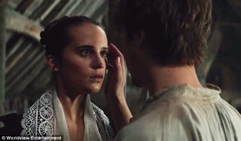 Alicia Vikander Is Completely Naked In Tulip Fever Trailer Daily Mail