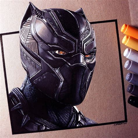 Black Panther Drawing By Lethalchris On Deviantart