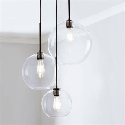 Modern 3 Light Globe Glass Pendant Lamp In Brass With Round Canopy Scandinavian