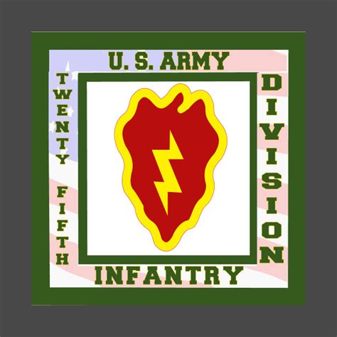 25th Infantry Division Logo 25th Infantry Division Patch T Shirt