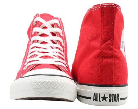 Converse Unisex Chuck Taylor Canvas High Top Shoes Red 65 Women45