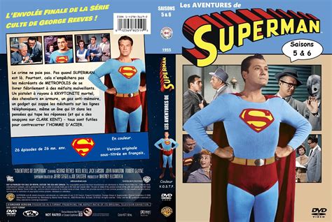 Jaquette Dvd De Les Aventures De Superman Saisons 5 And 61955 Custom