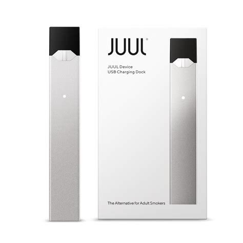 Набор Juul Labs JUUL (8W, 200 MAh), Серебристый