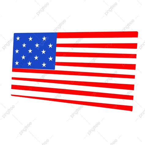 Us Flag Clipart Transparent Background Cartoon Us Flag Cartoon