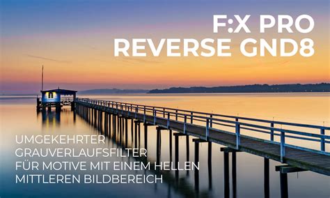 Fx Pro Reverse Gnd8 Rectangular Filter 100 Mm Graduated Gray Filter