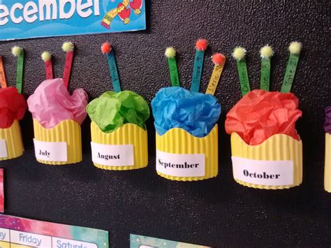Cupcake Birthday Board 🧁 This Birthday Cupcake Bulletin Board Display