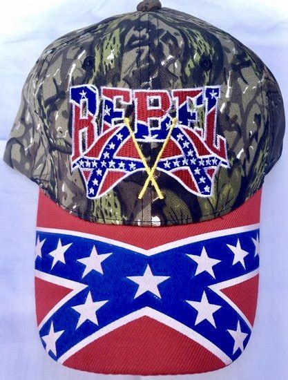 camo double flag confederate hat dl grandeurs confederate and rebel goods