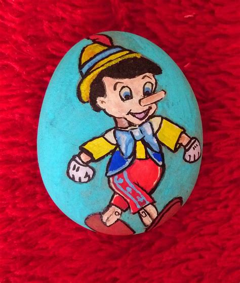 Pin By Anna On Pinocchio Painted Rocks Rock Art Thanksgiving Cartoon