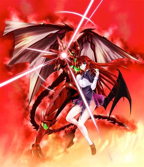 The Red Dragon Emperor And The Crimson Haired Empress High School D×d Anime High School High